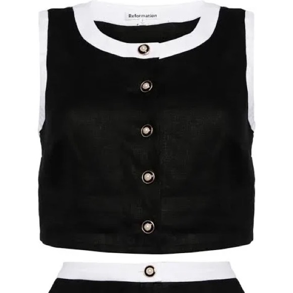 Reformation Roxy Two Piece Set Size 4 - Picture 9 of 10